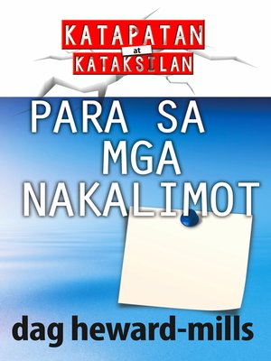 cover image of Para Sa Mga Nakalimot